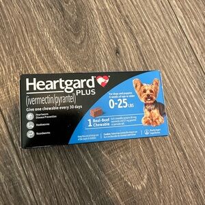 Heartgard Plus Single Dose 0-25lbs NEW
